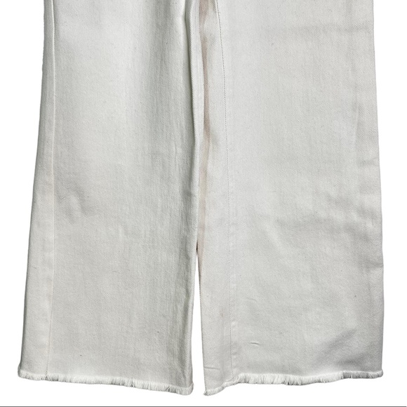 NWOT $289 Pharaoh Wide Leg High Rise Jeans in Ivory Women’s Size 0 - Picture 3 of 7